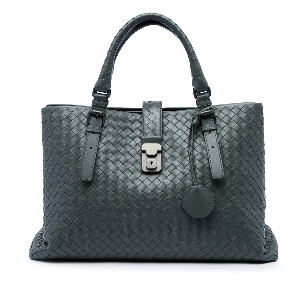 Pre-Loved Bottega Veneta Medium Nappa Intrecciato Roma Tote